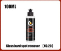 Tube of glass and car oil film remover cleaning cream in 50ml, 100ml, and 200ml size options