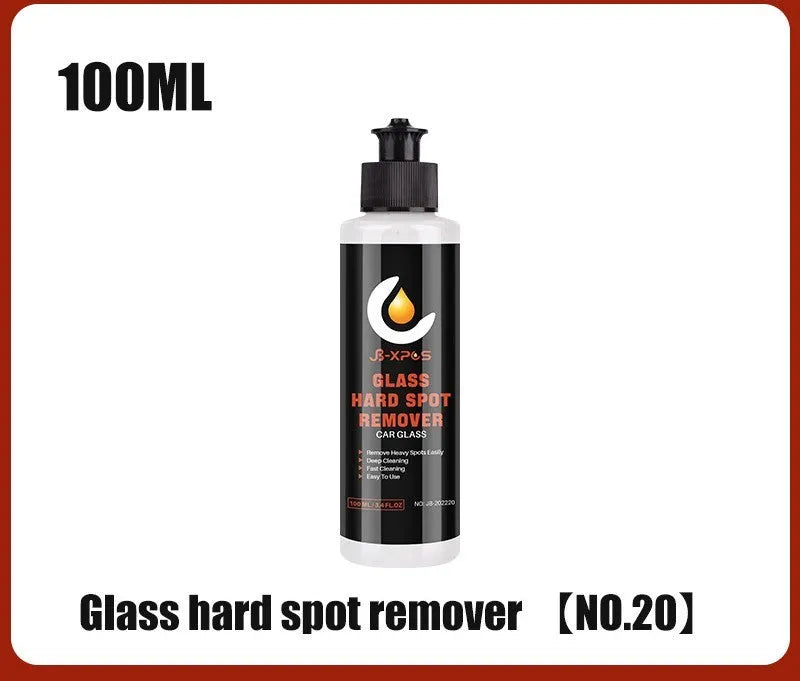 Tube of glass and car oil film remover cleaning cream in 50ml, 100ml, and 200ml size options
