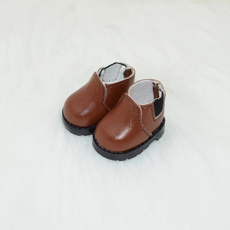 17cm fashion doll replacement shoes in multiple styles including black boots and pink heels