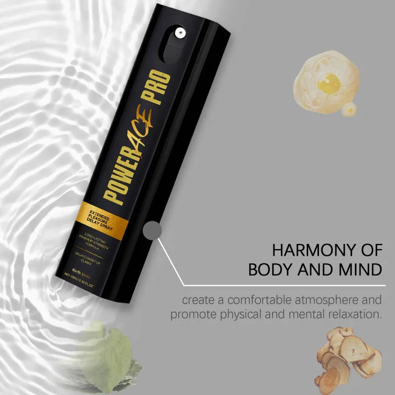 Men's 10ml body spray bottle measuring 2.6cm with herbal extracts for external care