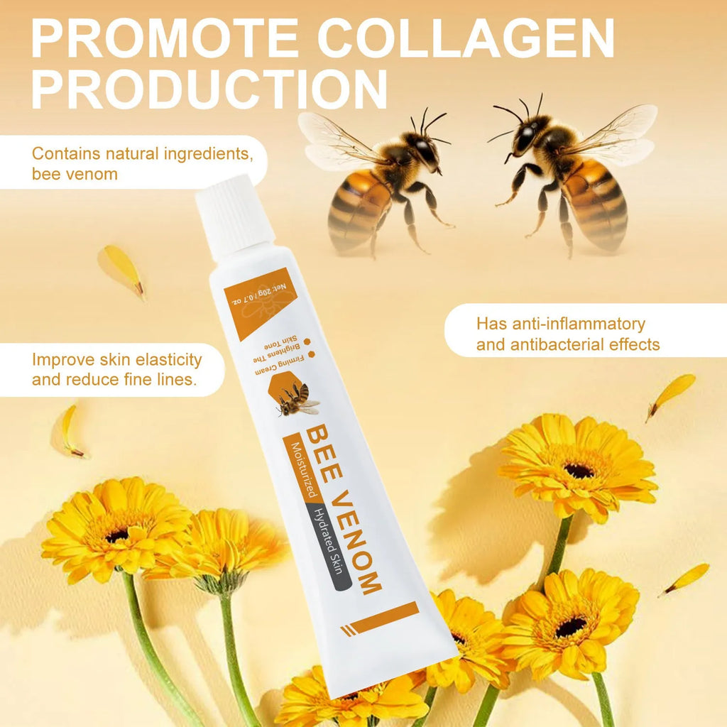 BEE Facial Neck Cream 20g skincare product with bee-themed packaging