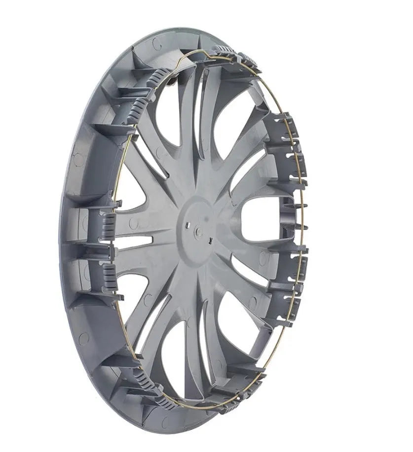 Universal silver ABS plastic wheel hub cover for 13-16 inch car wheels