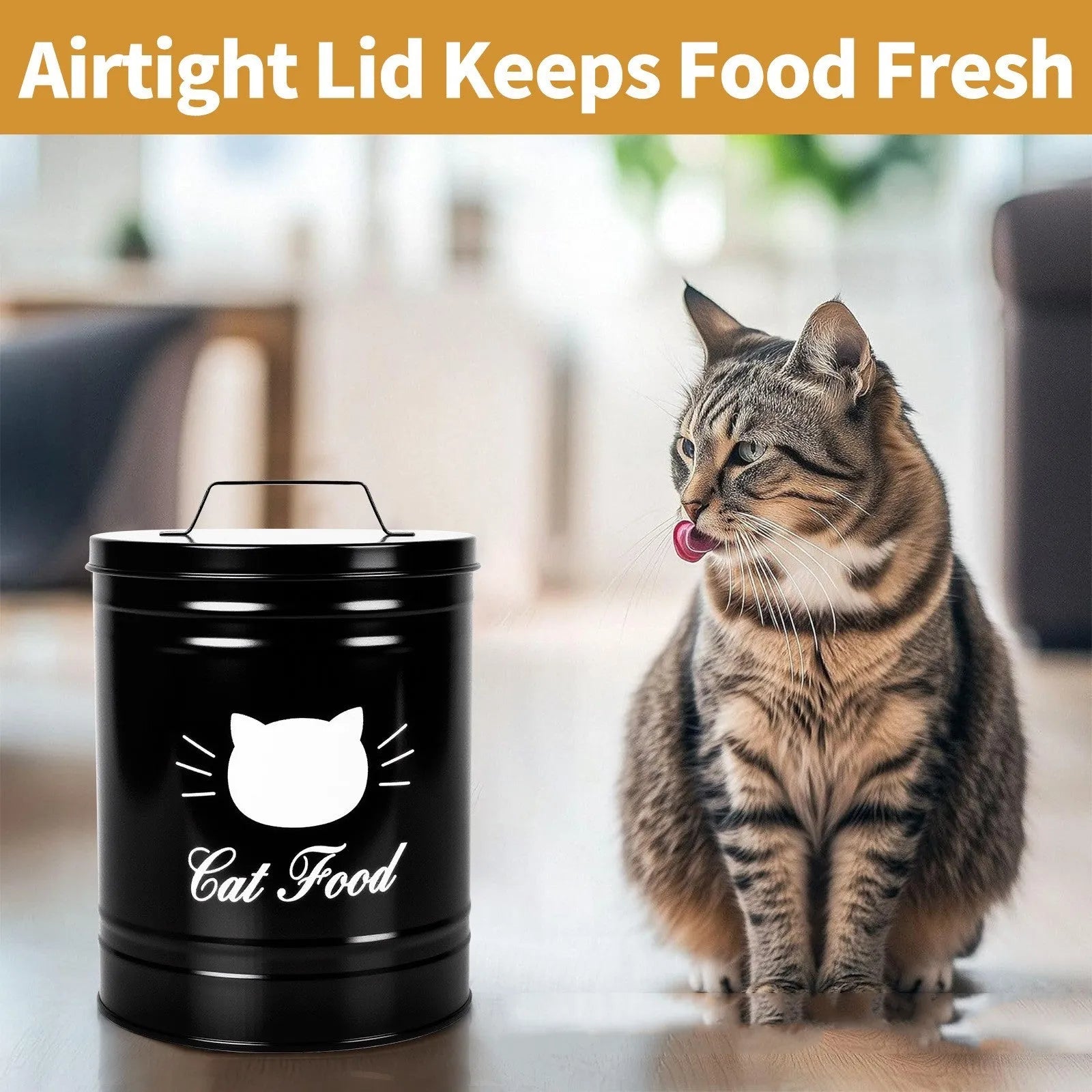 American style iron sheet round can with moisture-proof storage, black or white inner box, 301-500ml capacity