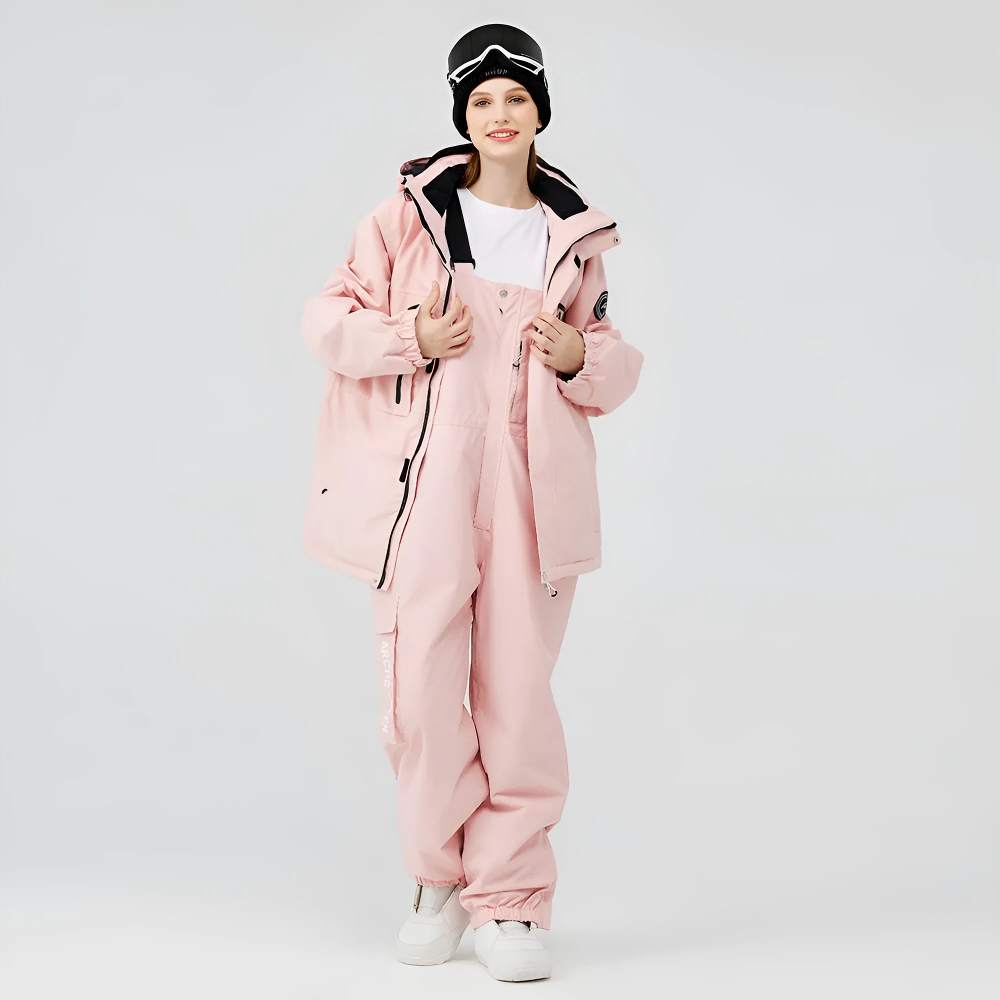 Unisex winter ski suit set with jacket and trousers for snow sports