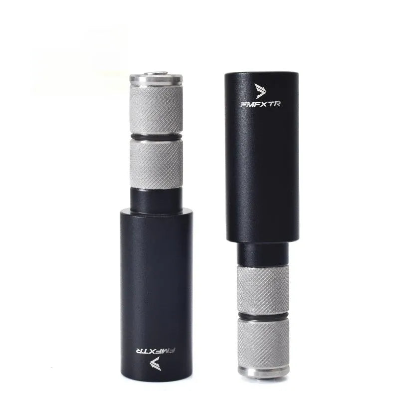 Aluminium alloy mountain bike handlebar extension rod with folding mechanism and 15-20mm adjustment range