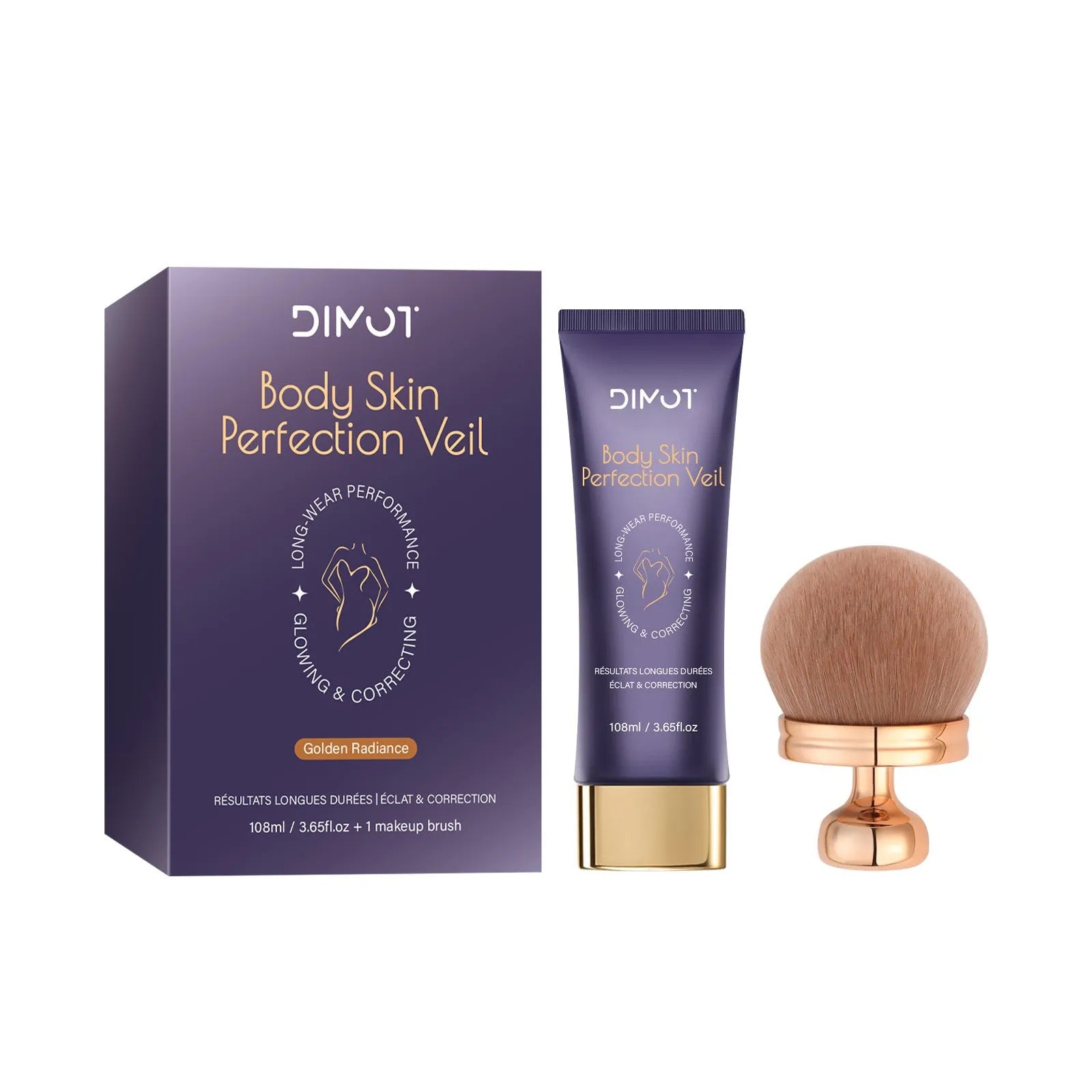 108ml waterproof concealer cream with brush for covering body tattoos and birthmarks.