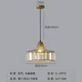 Modern crystal chandelier ceiling lamp in black or gold with LED lighting