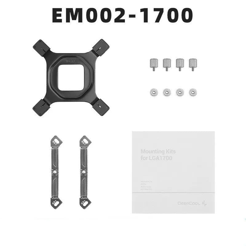 LGA 1700 socket water cooling radiator fastener with cleaning alcohol bag for 12th generation Intel CPUs