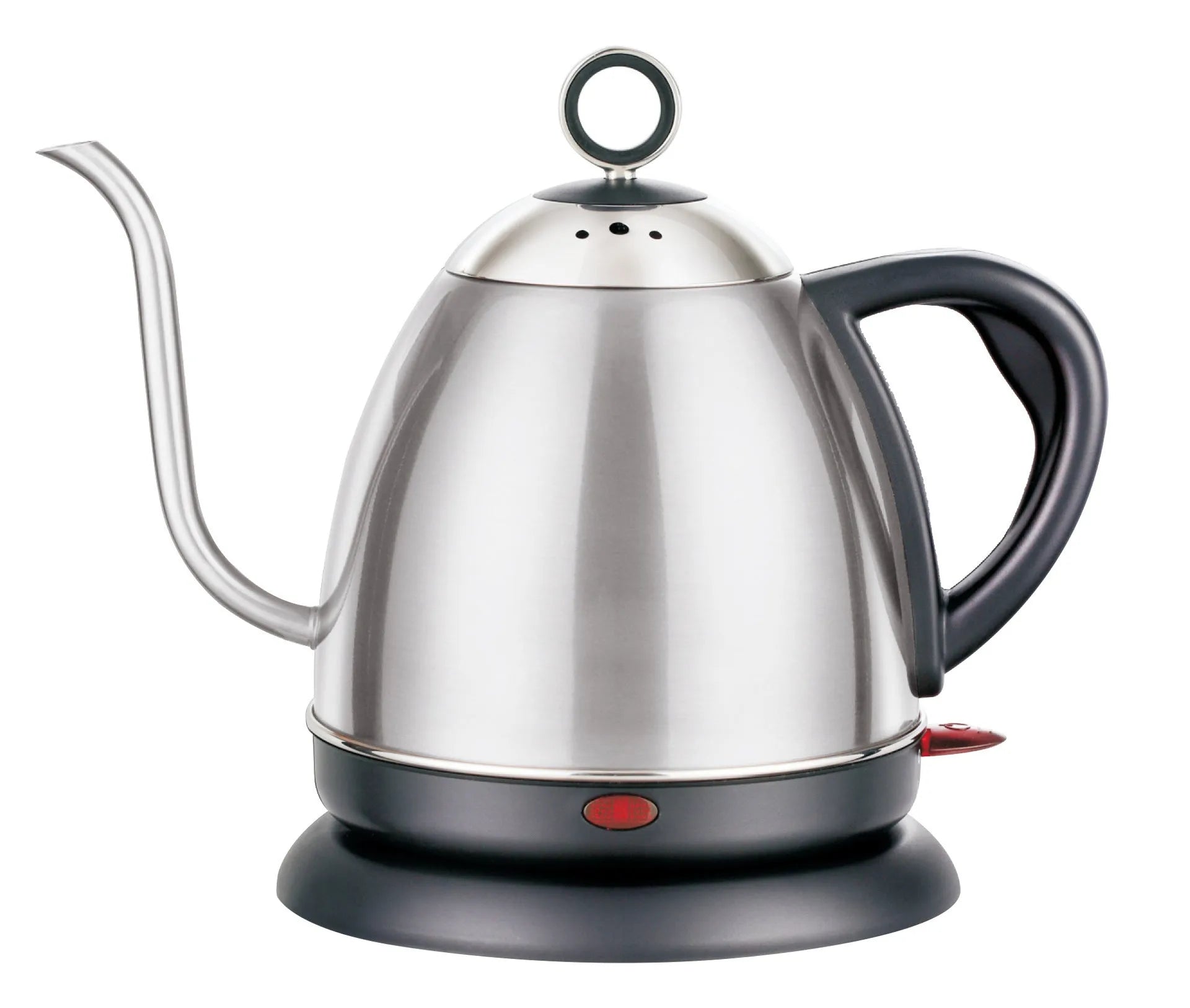 Stainless steel electric kettle with touch controls in gold colour option