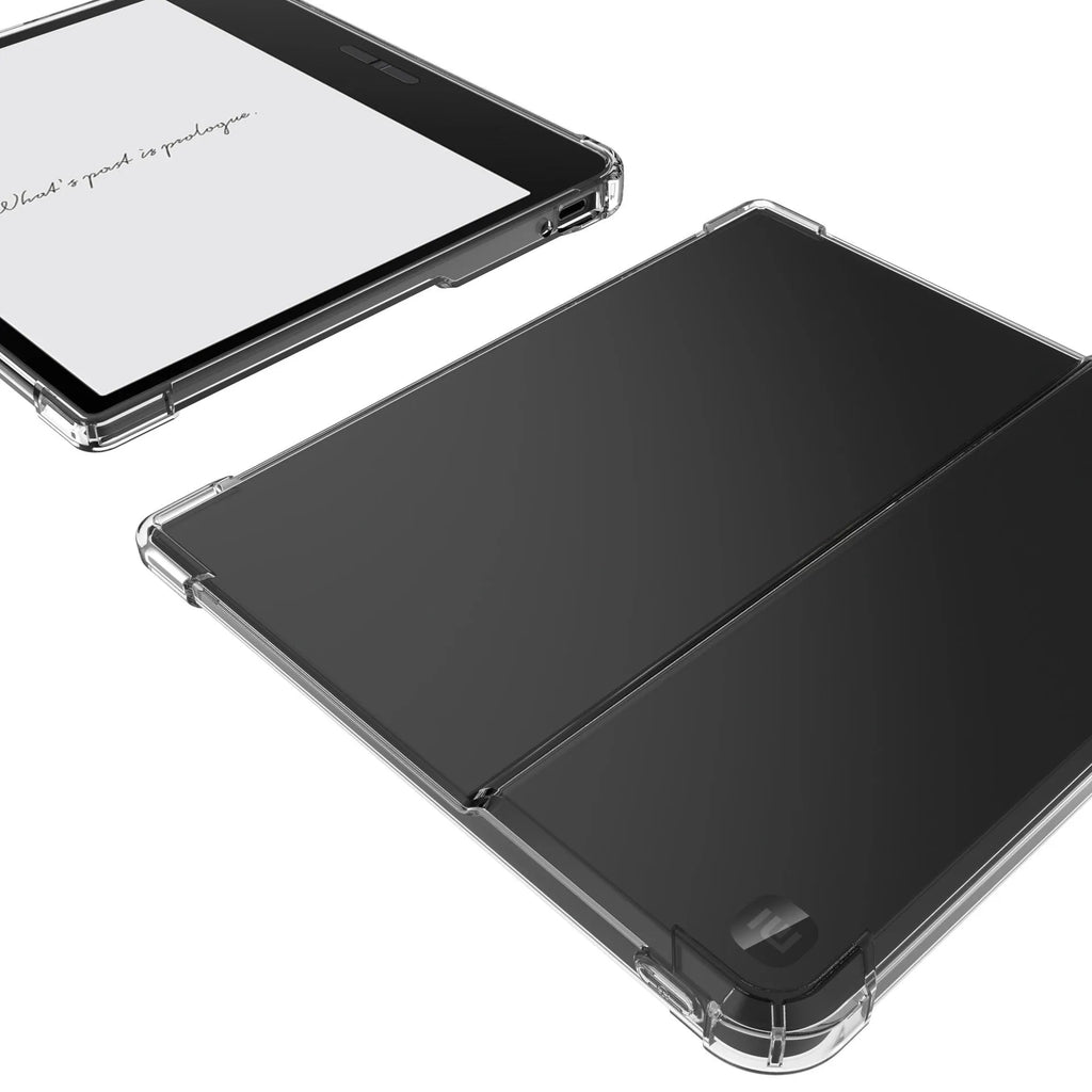 Transparent airbag protective phone case for 7-inch Xiaomi e-reader showing shockproof TPU construction