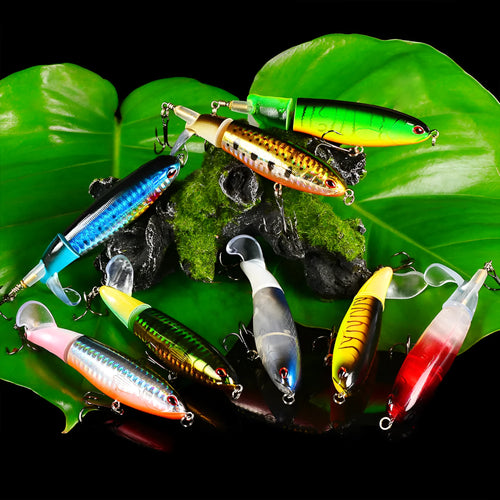 15g floating pencil surface lure in ABS plastic with propeller, 11cm, colour DW1222 B