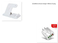 4-in-1 wireless charging station with adjustable magnetic phone stand, charging Apple Watch, AirPods and Apple Pencil simultaneously