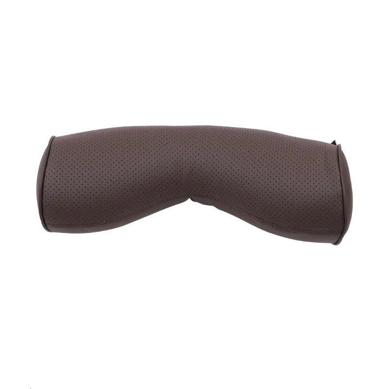 Volvo car headrest cushion and lumbar support pillow set in minimalist design with synthetic fibre filling