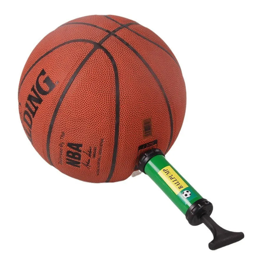 Manual plastic hand pump cylinder for basketball and football inflation in mixed colours