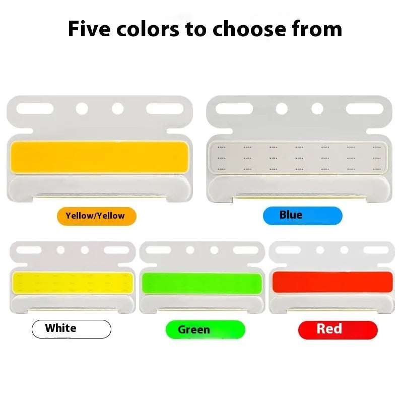 Truck side light with COB LED technology in 12V and 24V versions for ground tyre illumination