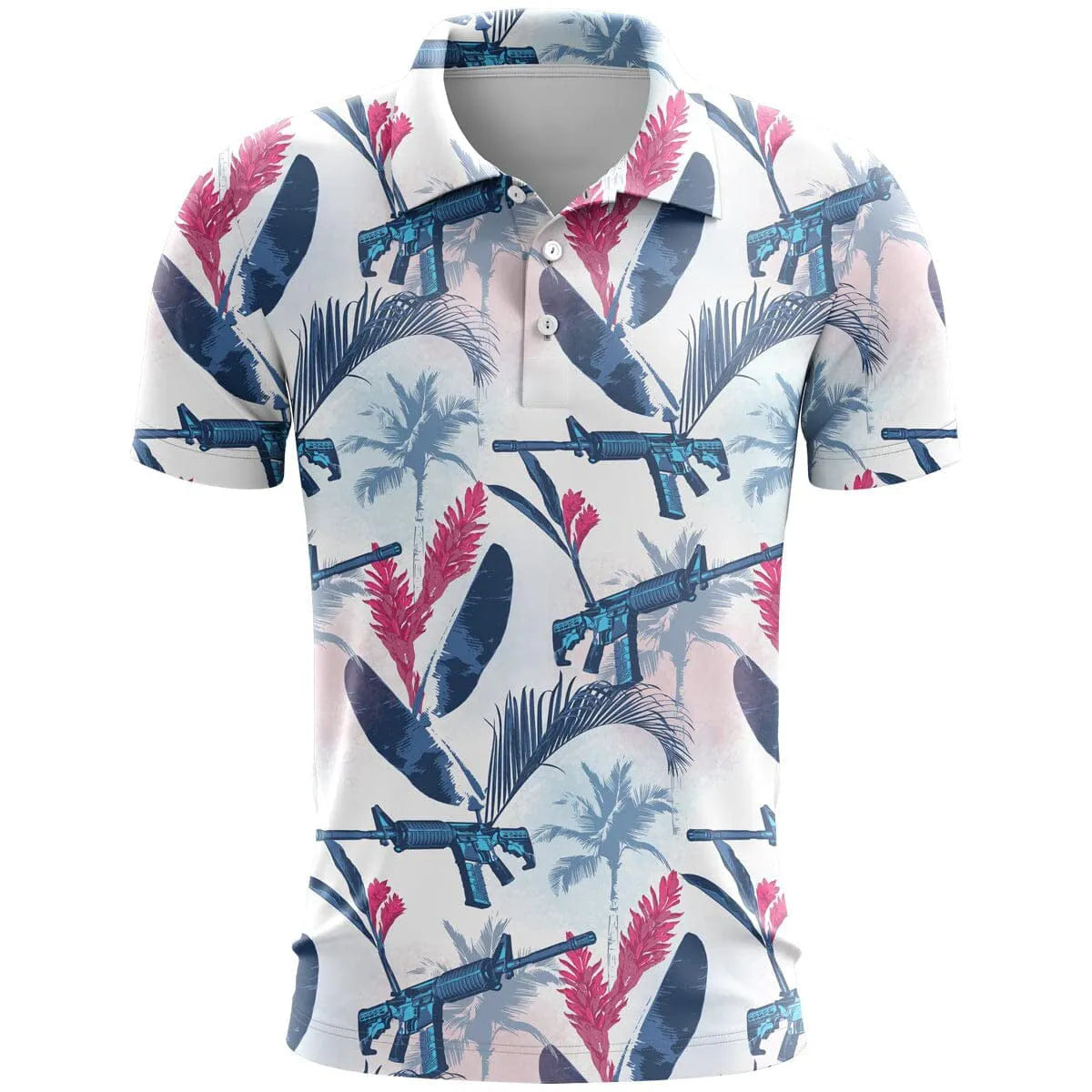 3D printed pattern sports short sleeve top in bird eye polyester fabric, loose fit leisure wear