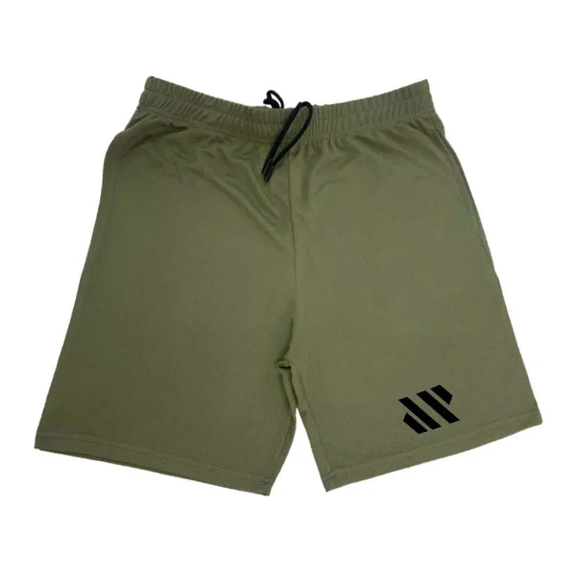 Metal silk fabric sports shorts in various colours for summer running and athletic wear