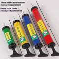 Manual plastic hand pump cylinder for basketball and football inflation in mixed colours