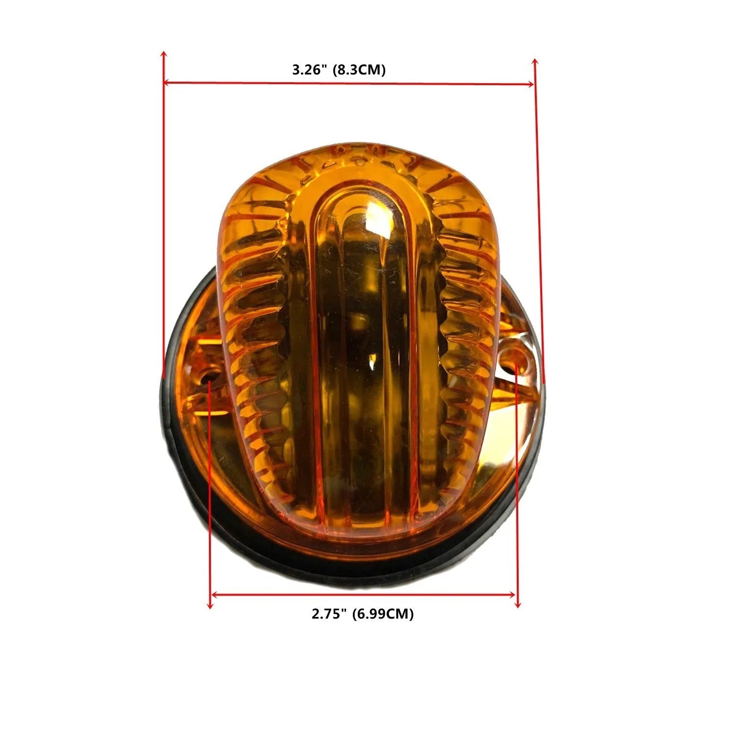 LED roof cab light replacement kit with yellow lampshade for commercial vehicles