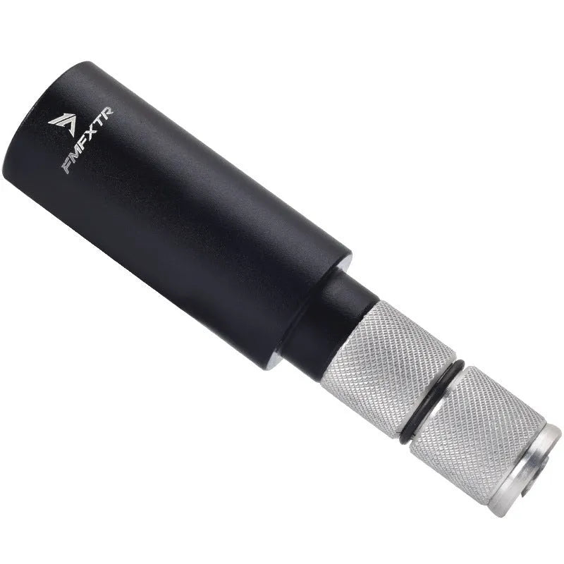 Aluminium alloy mountain bike handlebar extension rod with folding mechanism and 15-20mm adjustment range