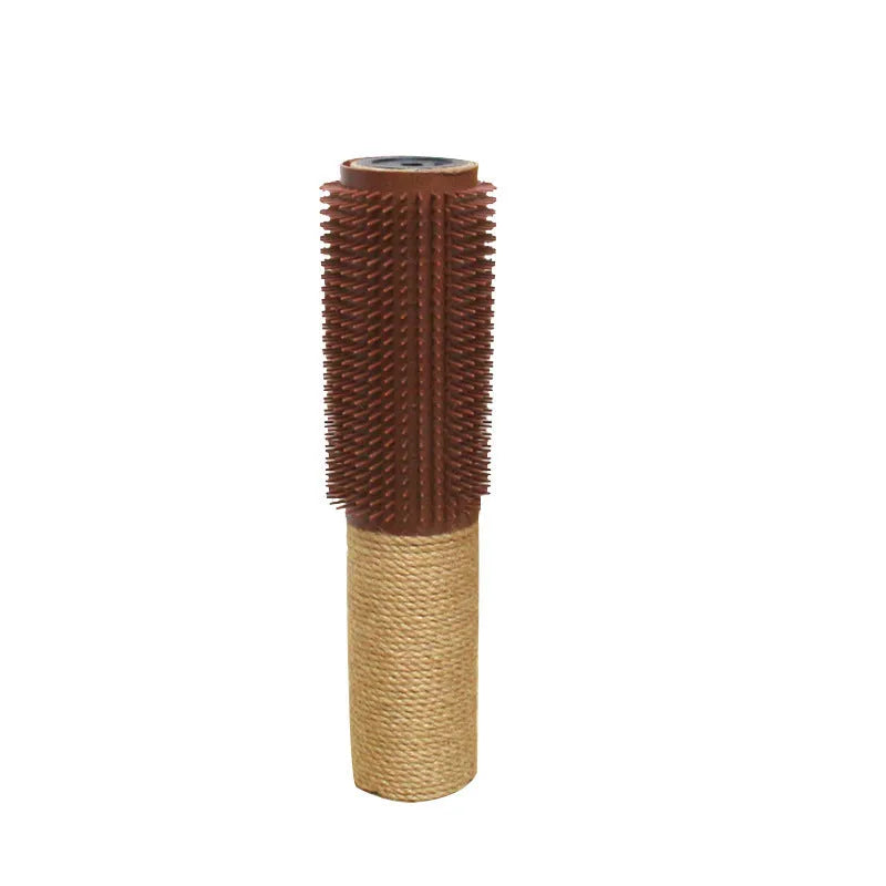30cm tall sisal scratching post for cats with vertical design and sisal rope surface