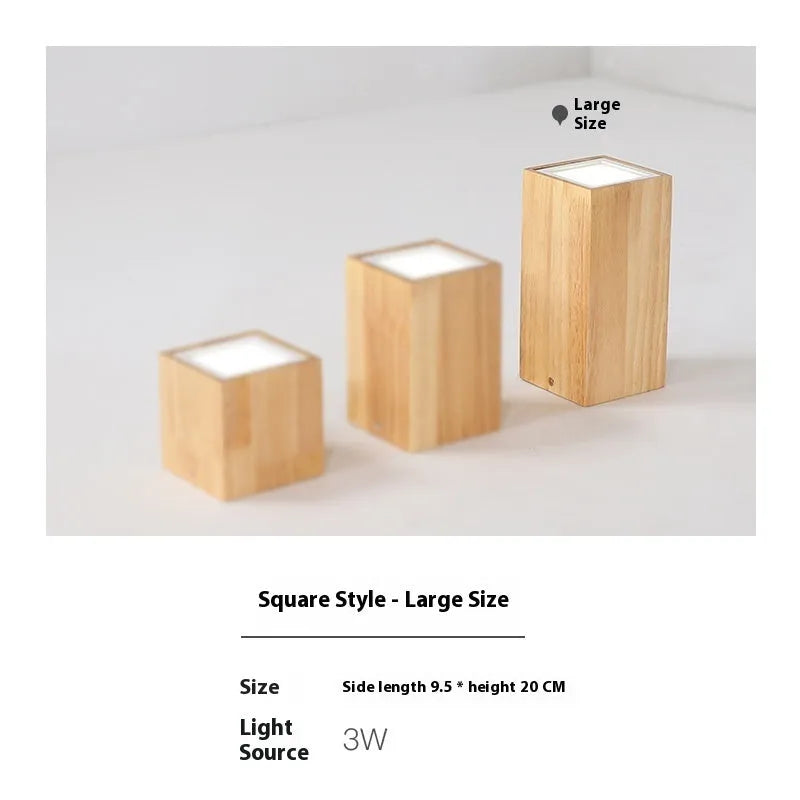 Solid wood surface mounted downlight in modern simple design for corridor and entrance lighting