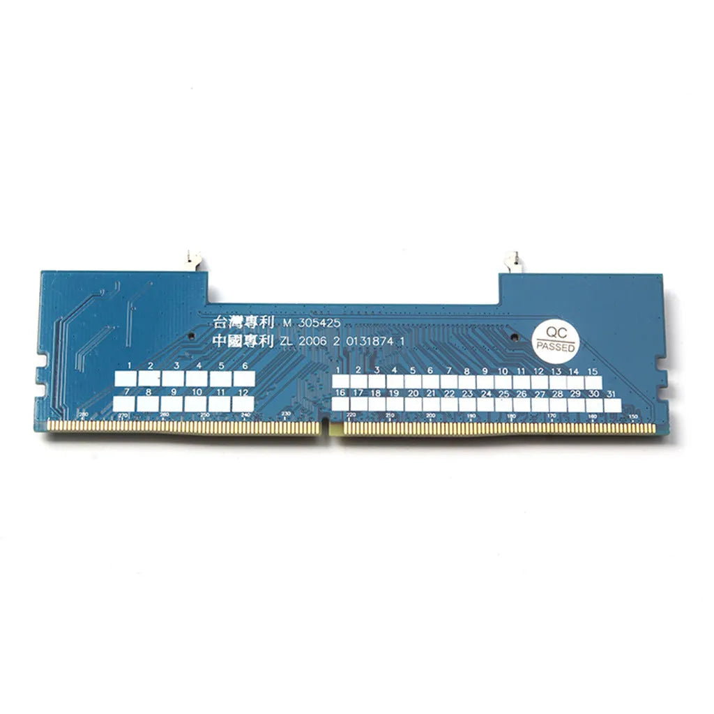 DDR4 laptop to desktop memory adapter card with included memory stick