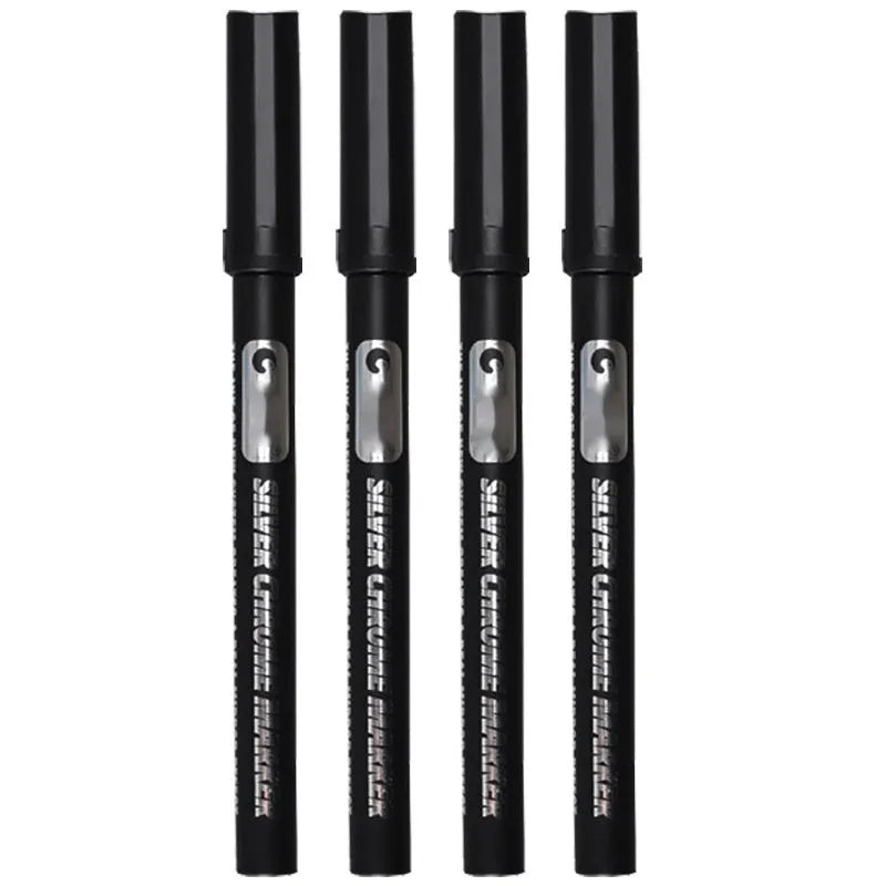 Waterproof mirror marker pen with choice of 1mm or 2mm nib on a plastic body.