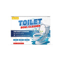Toilet cleaning powder pack with four 30g sachets for bathroom stain and odour removal