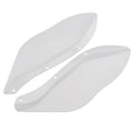 Pair of Harley-Davidson motorcycle side wing head covers in ABS plastic for Touring models
