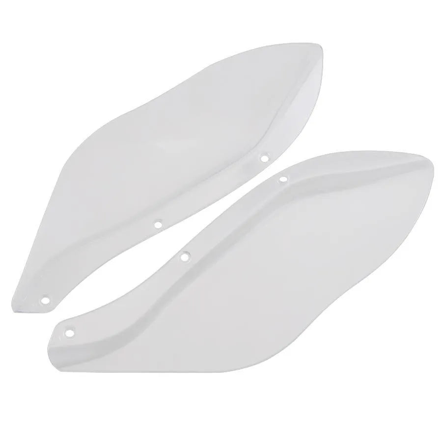 Pair of Harley-Davidson motorcycle side wing head covers in ABS plastic for Touring models