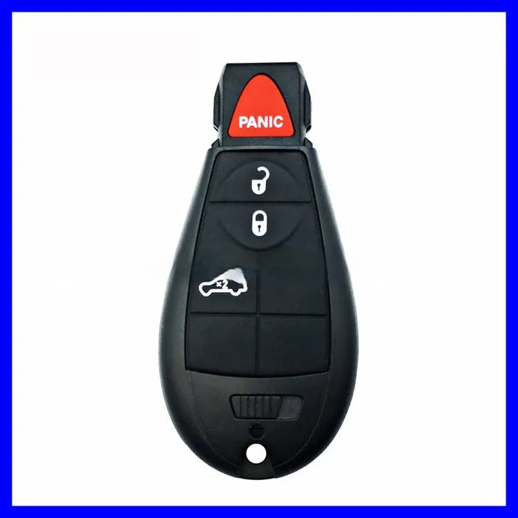 Dodge Chrysler car smart key replacement shell case, ABS brass and nylon, dimensions 85x42x15mm