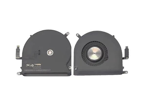 A1398 MacBook Pro internal laptop cooling fan replacement component on a paper box.