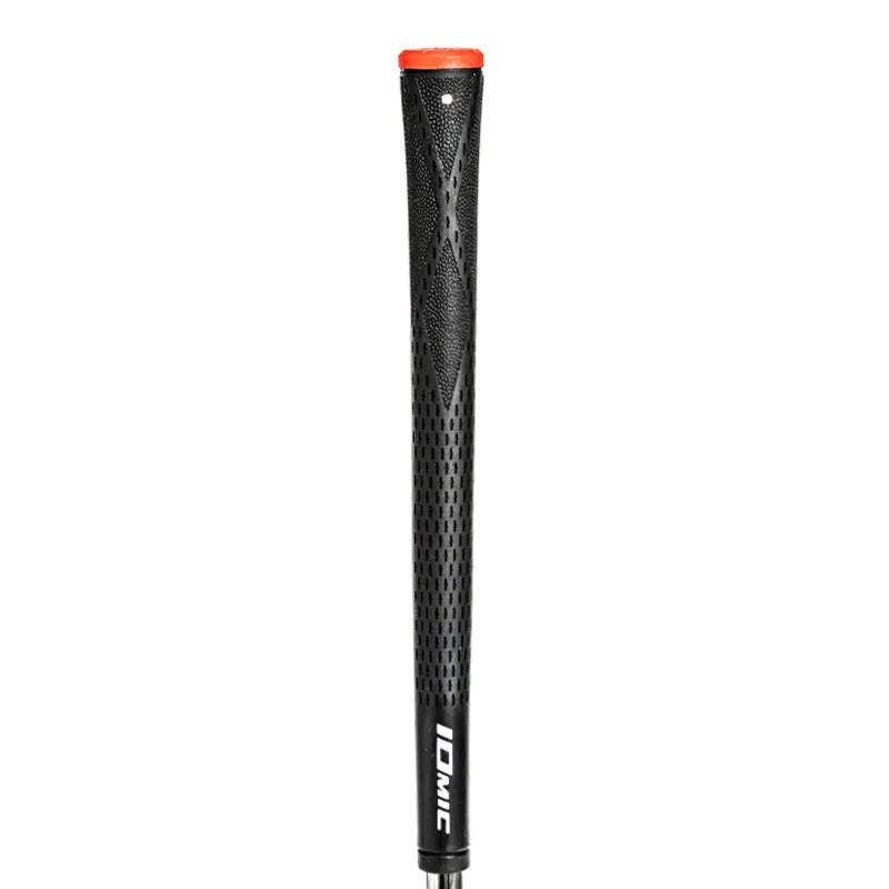 TPE/TPR golf club grip shown in various colour options including pink, red, blue, white, and black.