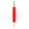 Aluminium alloy single-head twist valve wrench tool shown in one of three available colour styles.