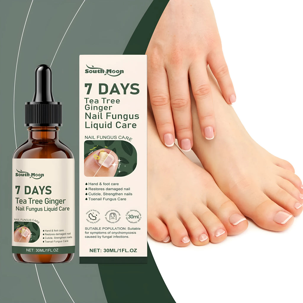 30ml bottle of clear nail care solution for daily brightening and nourishment.