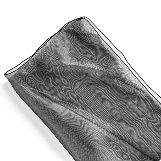 Silk fabric flower bouquet packaging bag with arabesquitic pattern, 60×60cm dimensions