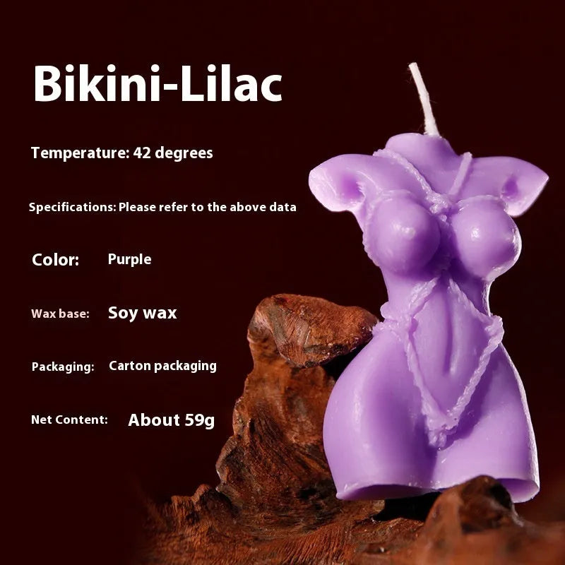 Smsexy Props low temperature soy wax candle in choice of three colours for sensual massage