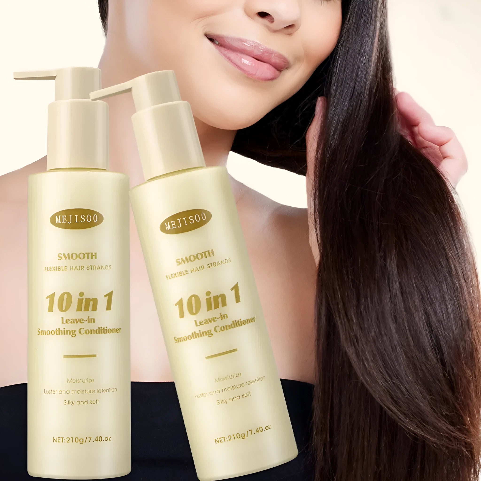 Wash-free soft hair conditioner in 210g bottle for ladies with moisturising and anti-frizz benefits