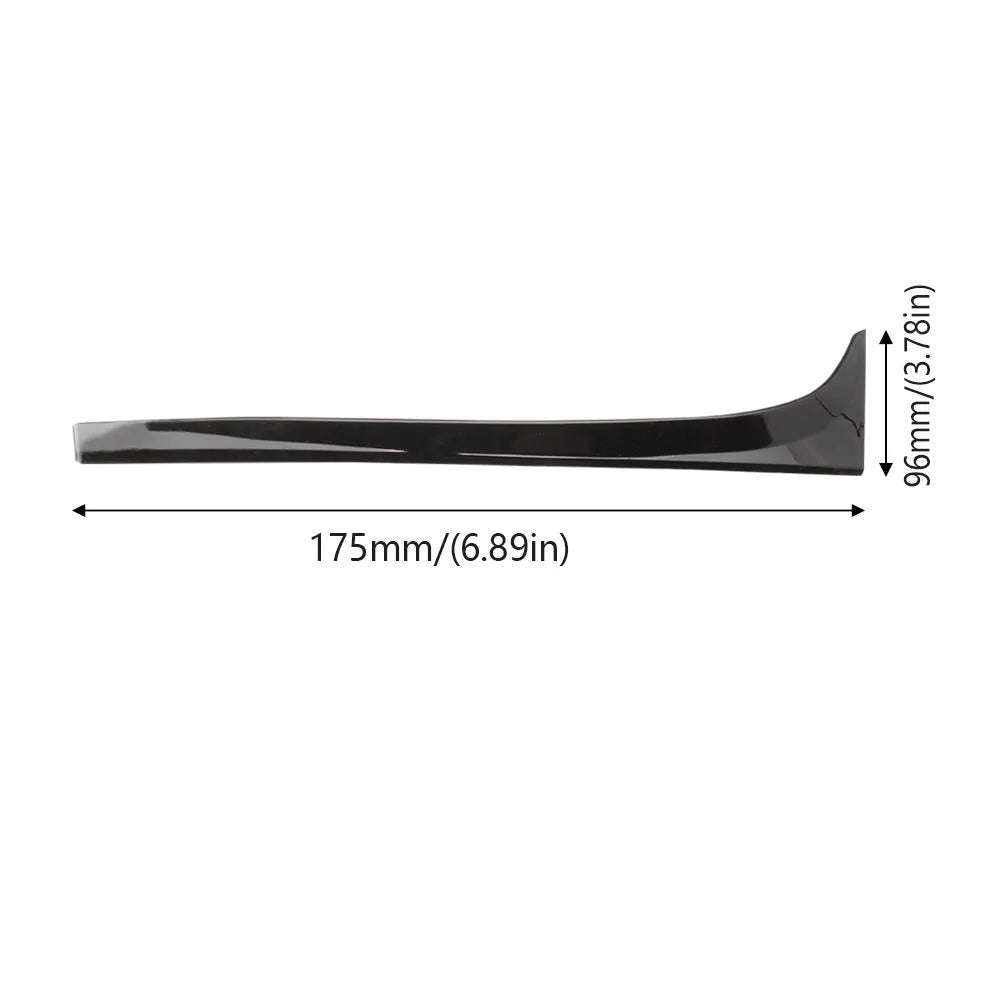 Glossy black rear window spoiler wing for Volkswagen Golf 7 MK7 with ABS construction