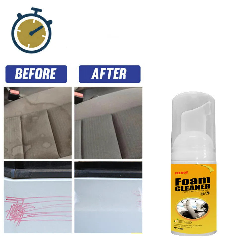 Foam cleaner bottle 30ml for car interior seats and ceiling spot cleaning