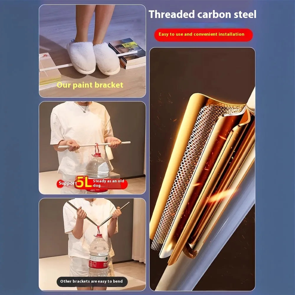 Grey polyester bed curtains with integrated mosquito net for single bed with three door access