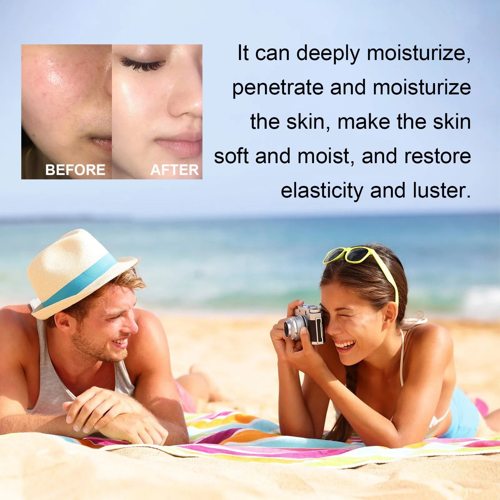30g tube of moisturising protective lotion with UV isolation for export markets