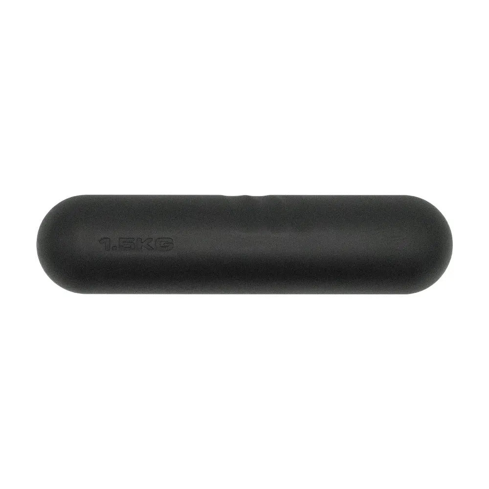 A hand-drawn silicone-grip dumbbell stick in various colours with selectable weight options.