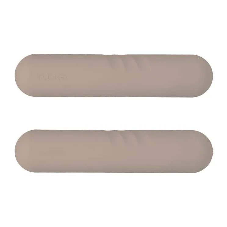 A hand-drawn silicone-grip dumbbell stick in various colours with selectable weight options.