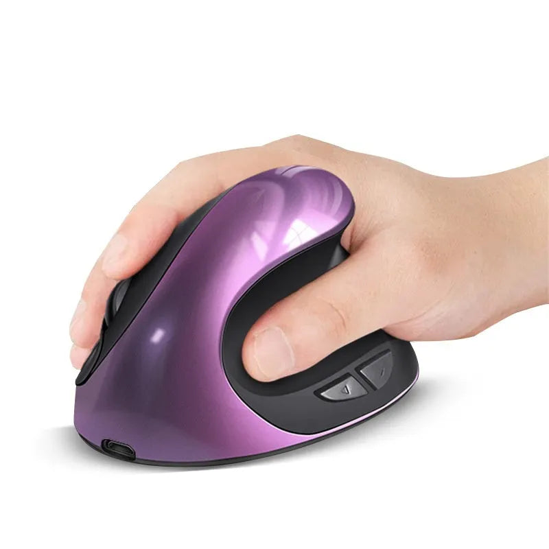 Three Generations vertical ergonomic mouse in multiple colours with compact design