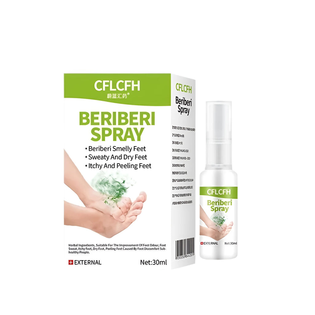30ml foot odour spray bottle for feet, shoes, and socks