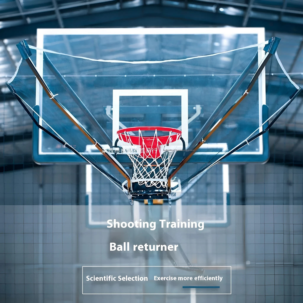Automatic basketball training return machine made of cowhide leather and iron, shown in New Upgrade Second Generation colour.