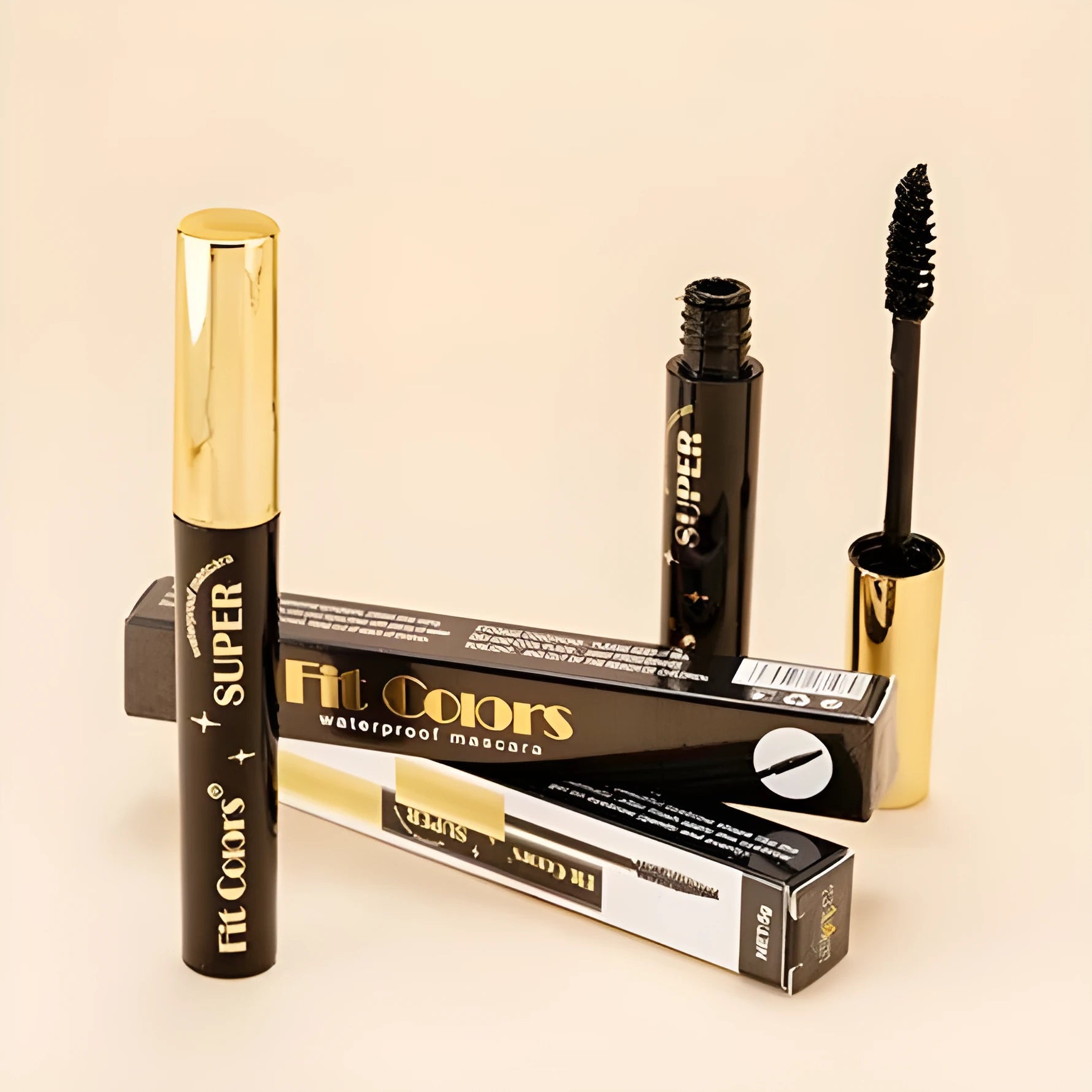Colourful thickening mascara in twelve shades including gold purple blue wine red for stage nightclub makeup