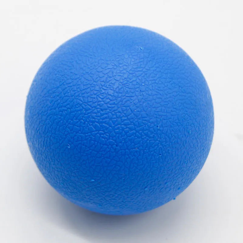 Round TPE yoga massage ball in 6.1 cm diameter, shown in green colour for muscle relaxation and full body massage